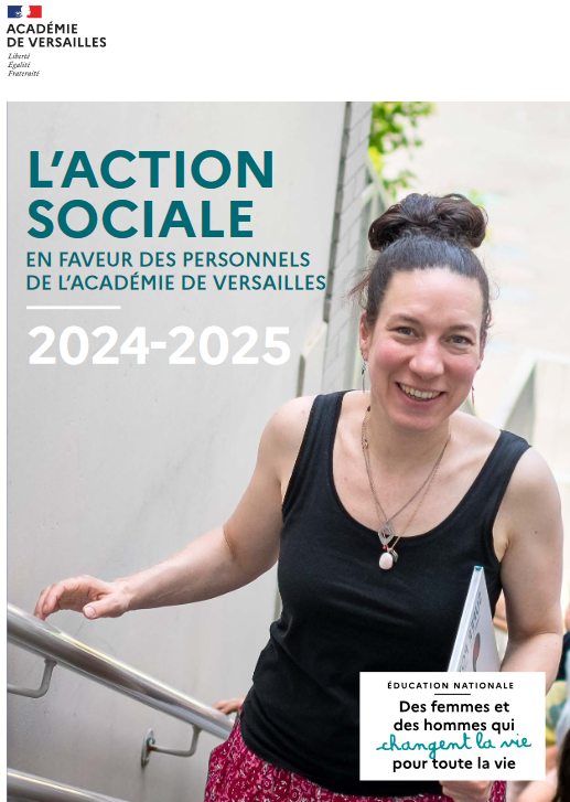 Couverture du guide de l'action sociale 2024-2025