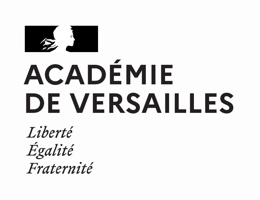 Logo de l'académie de Versailles en berne